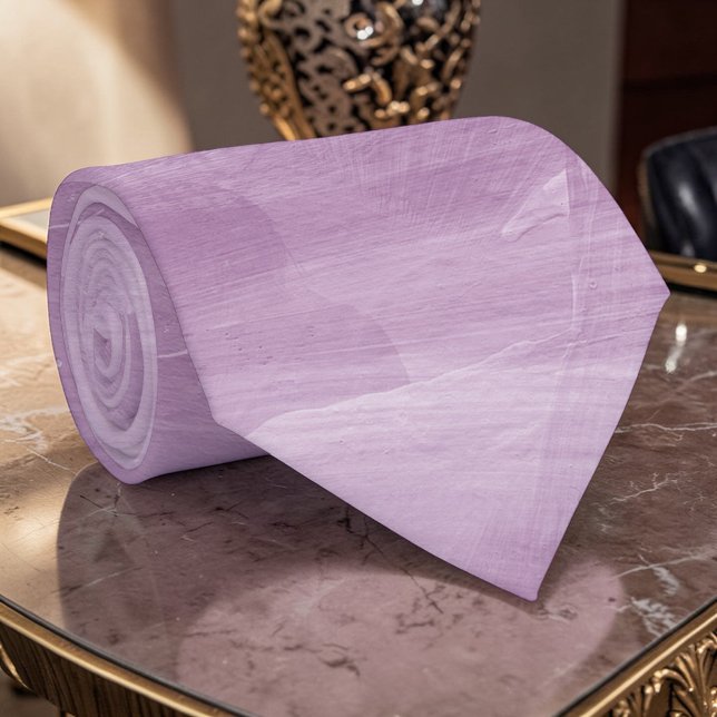 Gravata personalizada de aguarela lavanda (Criador carregado)
