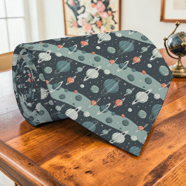 Gravata Personalizada de Ciência Espacial