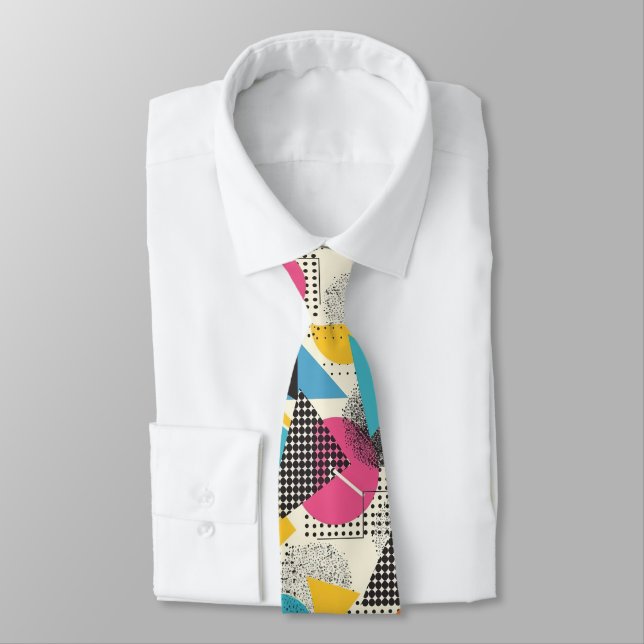 Gravata Personalizada Retro Anos 80 – Moda Elegant (Amarrado)