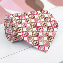 Gravata personalizada Sock Monkey Pop Culture
