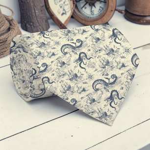Gravata Personalizada Toile Náutica