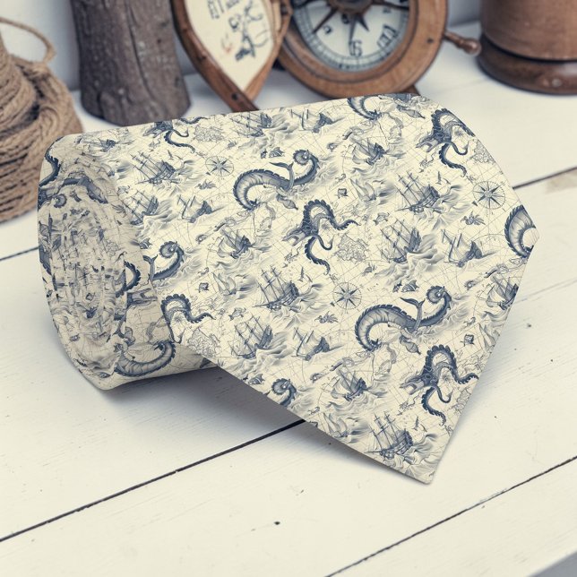 Gravata Personalizada Toile Náutica (Criador carregado)