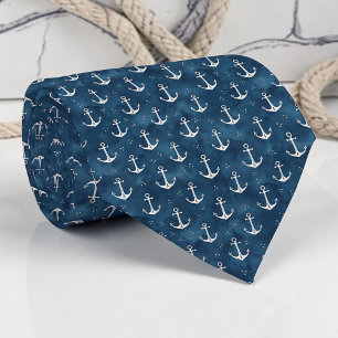 Gravata Personalizada Vida Marinha Náutica