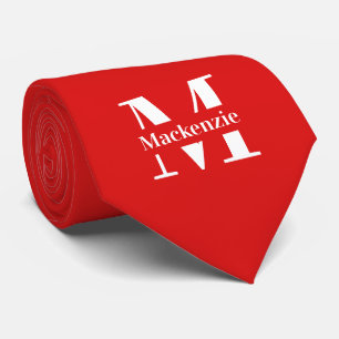 Gravata Personalizado Feito sob Medida Monogramado