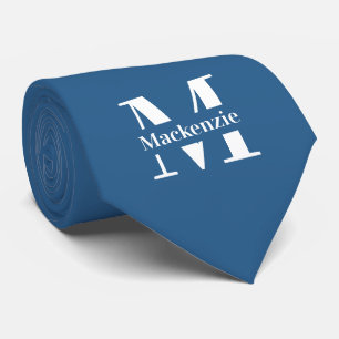 Gravata Personalizado Monogramado Feito sob Medida