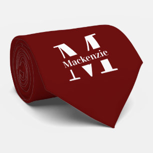 Gravata Personalizado Personalizado Feito Monograma