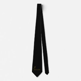 Gravata Personalized Bloom Design Custom Name Neck Tie