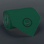 Gravata Personalized Name Monogram Emerald Green Black<br><div class="desc">Personalized Name Monogram Emerald Green Black Tie Add a sophisticated touch with this Personalized Name Monogram Emerald Black design. Featuring a midnight black background paired with a clean monogram and custom name, this minimalist style reflects one of the most popular personalization trends on Zazzle—simple layouts, stylish tones, and modern typography....</div>