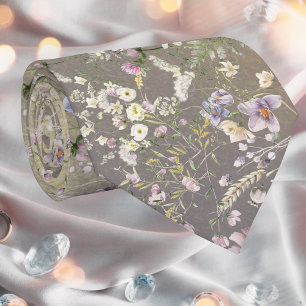 Gravata Pescoço de Casamento de outono Floral Elegante