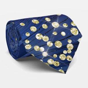 Gravata Pescoço Dourado da Marble Azul