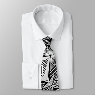 Gravata Pescoço inspirado na Moda de Pista Preta e Branca