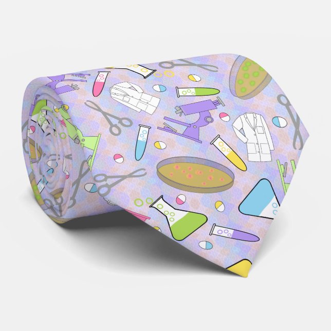 Gravata Pesquisa de Ciência Médica Hero Tie (Rolled)