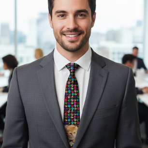 Gravata Pet Cat Dog Photo Personalize Paws Fotografias