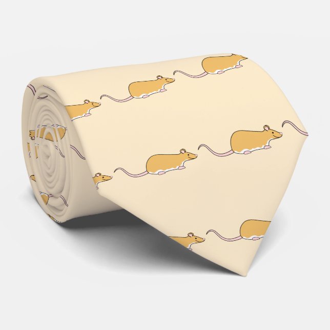 Gravata Pet Rat. Cinnamon Berkshire, White Belly. (Rolled)