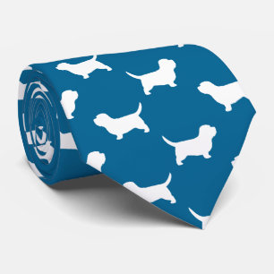 Gravata Petit Basset Griffon Vendeen PBGV Silhouettes