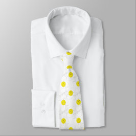 Gravata Pickleball Line Art Neck Tie