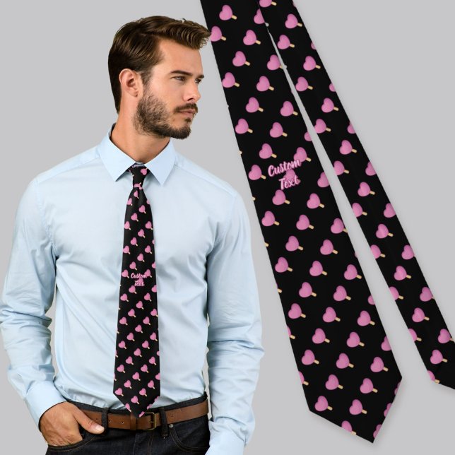 Gravata Picolé de Coração (Criador carregado)