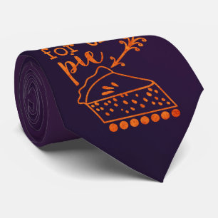 Gravata Pie Roxo de Ação de Graças