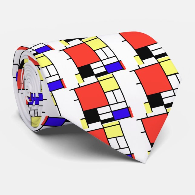 Gravata Piet Mondriaan , 1926 Composição (Rolled)
