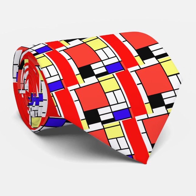 Gravata Piet Mondriaan , 1926 Composition (Rolled)