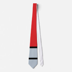 Gravata Piet Mondrian - Composição com Grande Plano Vermel
