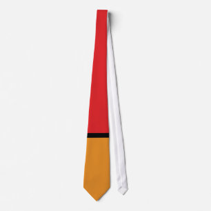 Gravata Piet Mondrian - Composição com Grande Plano Vermel