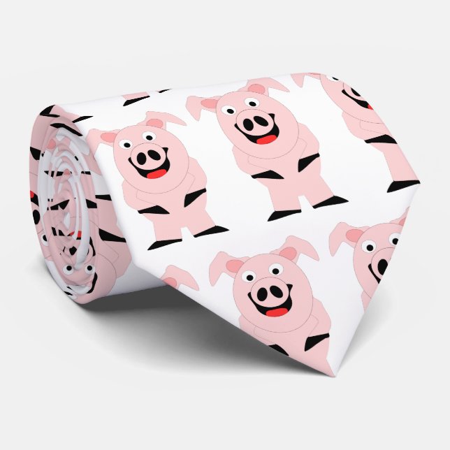 Gravata Pig Design (Rolled)