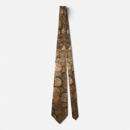 Gravata Pilha de Pennies Necktie