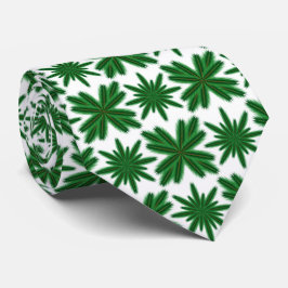 Gravata Pine Snowflakes Neck Tie