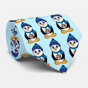 Gravata Pinguim com um Dreidel em Hanukkah