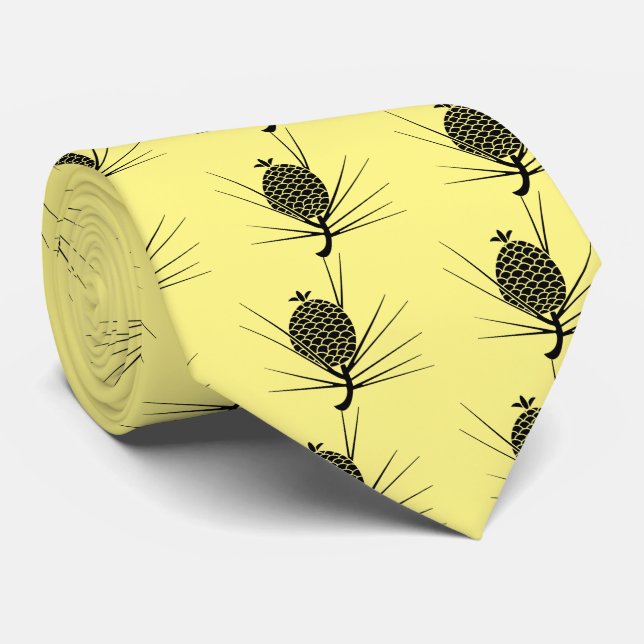 Gravata pinha com agulhas (Rolled)