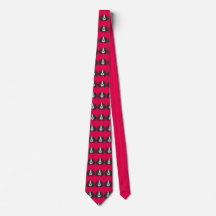 Pink Cavalier King Charles Spaniel Tie