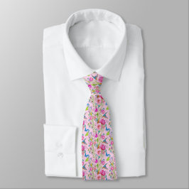 Gravata Pink Garden Neck