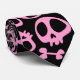 Gravata Pink Skull Cravate (Rolled)