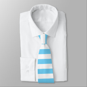 Gravata Pino Azul e Branco