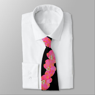 Gravata Pintagem de cor d'água rosa