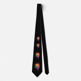 Gravata Pinte o arco-íris - LGBTQ - laço