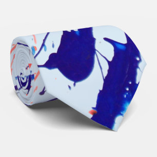 Gravata Pinte Splatters vermelhos