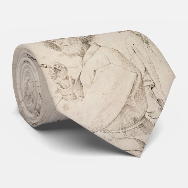 Gravata Pintor e perito Pieter Bruegel (Rolled)