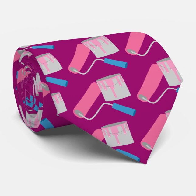 Gravata Pintura (Rolled)