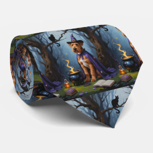 Gravata Pintura caprichosa de Halloween de cachorro Aireda
