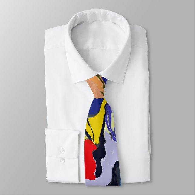 Gravata Pintura é divertido (Amarrado)