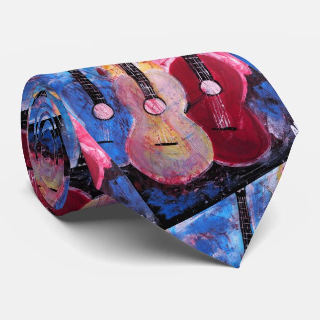 Gravata Pintura Jamming be Goode por Alfred Fox (Rolled)