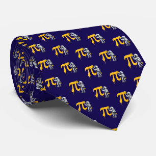 Gravata Pintura Legal de Astronauta Símbolo Pi Dia do Pi 