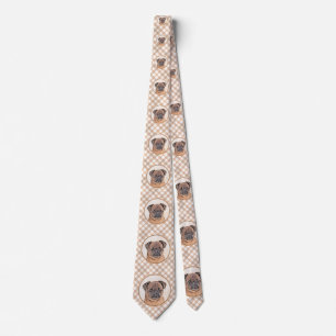 Gravata Pintura Suave em Bruxelas Griffon Pintura Original