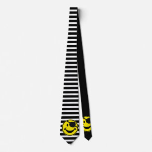Gravata Pirata amarelo & listras + suas costas e ideia