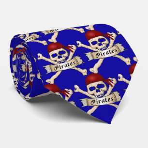 Gravata Pirates Team Mascot Futebol Baseball Tie