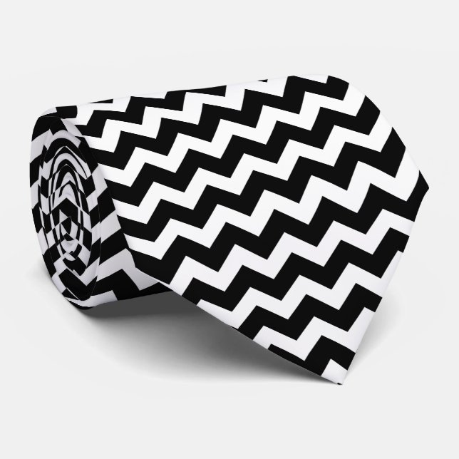 Gravata PixDezines Chevron ajustável/cor DIY (Rolled)