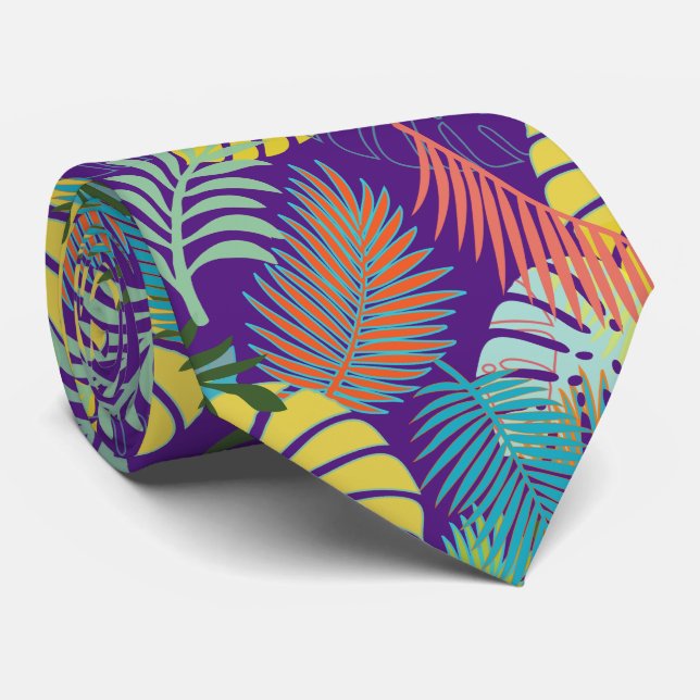 Gravata PixDezines floresta tropical/fundo DIY (Rolled)