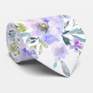 Gravata PixDezines H2 Spring Flowers Dusty Purple Roses